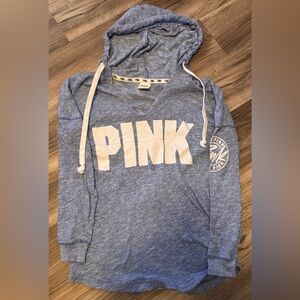 Victoria’s Secret Pink Hoodie Light Blue Sz S